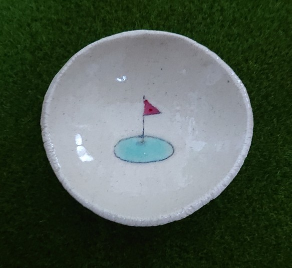 ゴルフの豆皿 1枚目の画像