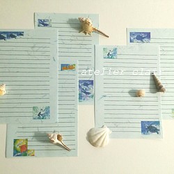 海シリーズ　letter set 5種類セット　再販 1枚目の画像