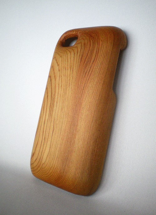 【A様ご注文品】木製iPhoneケース（黒柿） 1枚目の画像