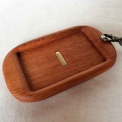 [定制]木製通行證盒（櫸木） 第1張的照片