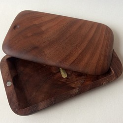 Wood business card case -Black walnut- 第1張的照片