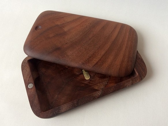 Wood business card case -Black walnut- 第1張的照片