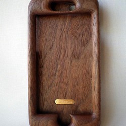 [定做]木質iPhone手機殼（胡桃木全蓋款） 第1張的照片