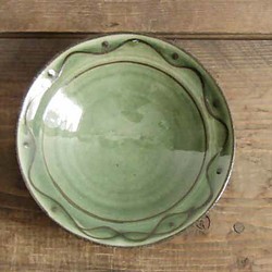 イッチン流文皿（緑） 1枚目の画像