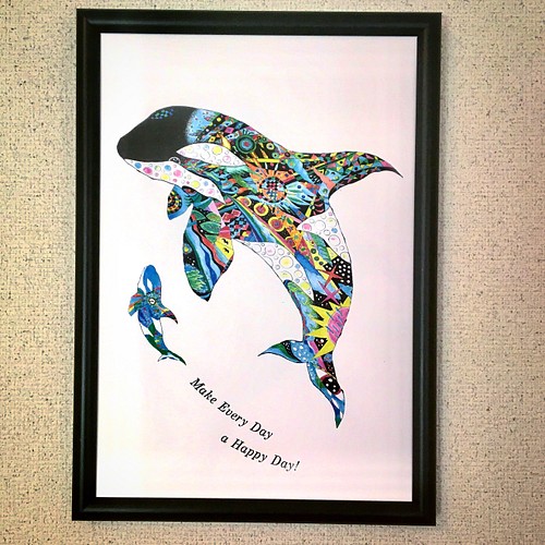 シャチ Killer Whale Ver 4 アートイラスト ポスター B4 A3 イラスト Kiccom 通販 Creema クリーマ ハンドメイド 手作り クラフト作品の販売サイト