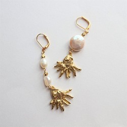 Octopus＆pearl pierce(earring) 1枚目の画像
