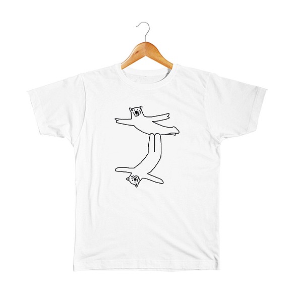 クマの組体操 #6 Tシャツ(5.6oz) 1枚目の画像