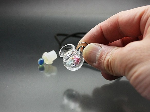 Bijou glass Ball Pendant Ｌ　～紀念項鍊～ 第1張的照片