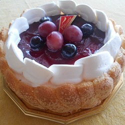 フランボワーズ　レアチーズケーキ(5号サイズ）誕生日にも 1枚目の画像