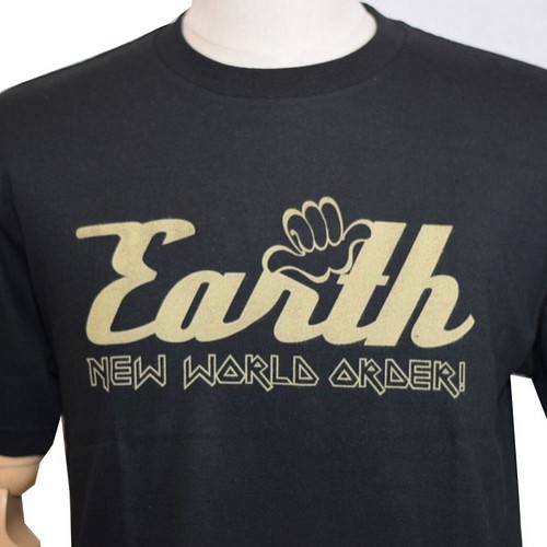 日本発 ストリート系ブランド Earth 半袖tシャツ ブラック Tシャツ カットソー パワパワ 通販 Creema クリーマ ハンドメイド 手作り クラフト作品の販売サイト