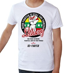 02☆FIGHETER （オツ☆ファイター）ミャンマーラウェイ 半袖Tシャツ 1枚目の画像