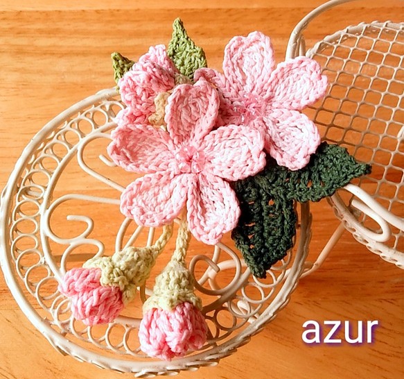 桜のコサージュ 1枚目の画像