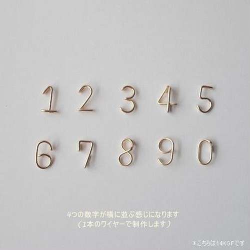 数字(ナンバー) 4ケタネックレス [シルバー925] ネックレス