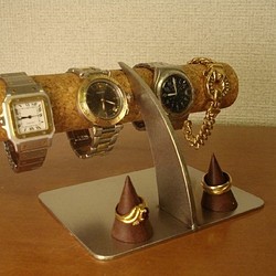 ハロウィンプレゼント木製リングスタンド付き腕時計スタンド 1枚目の画像