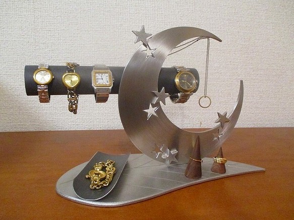 腕時計スタンド　腕時計、リングアクセサリー収納スタンド 1枚目の画像