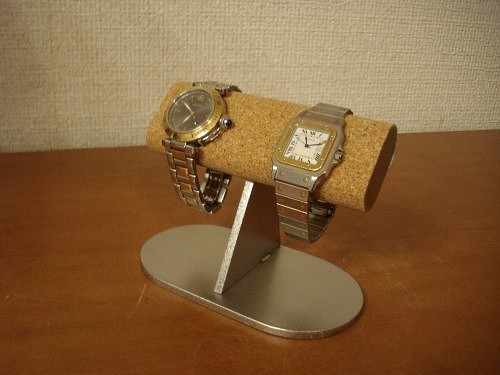 腕時計スタンド　だ円台座、だ円パイプ腕時計スタンド　スタンダード 　No.130219 1枚目の画像