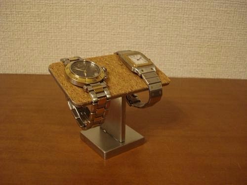 最大79%OFFクーポン 腕時計スタンド 注目 2本掛け腕時計スタンド 受注生産