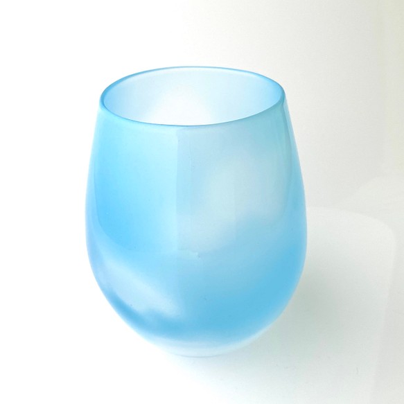 青空のグラス　タンブラー （blue sky tumbler）プレーン 1枚目の画像