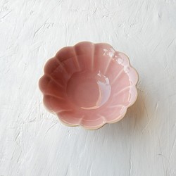 輪花小鉢(ピンク) 1枚目の画像
