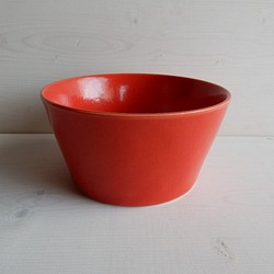 B級品　Simple中鉢　(レッド)　 1枚目の画像