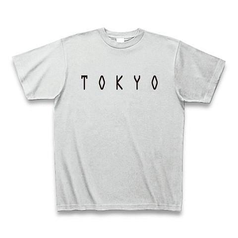 ◆TOKYO2◆文字◆ロゴ◆ヘビーウェイト◆半袖◆Tシャツ◆アッシュ◆各サイズ選択可 1枚目の画像