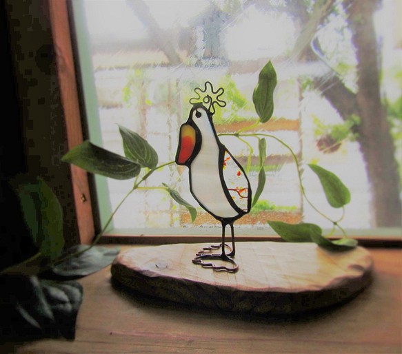 個性のある鳥さん・ハシビロコウ・水辺・プレゼント 1枚目の画像