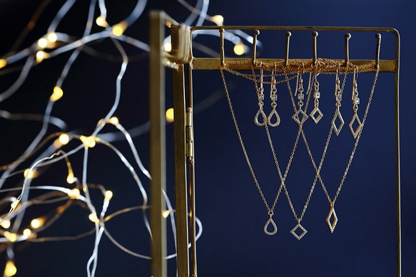 クリスマス限定セット【14KGF】Necklace & Earrings 1枚目の画像