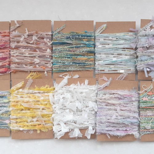 素材糸 引き揃え糸 ラッピング 10種セット 毛糸 販売お休み 糸のお店 