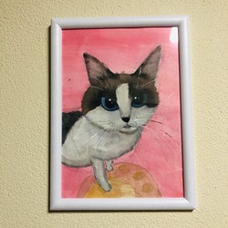 絵画 猫 1枚目の画像