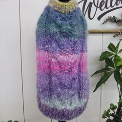 ♪手編み♪野呂の糸「胡蝶蘭」★セーター 1枚目の画像
