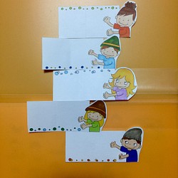 手描きほのぼのメッセージカード Ｄ送料無料 1枚目の画像