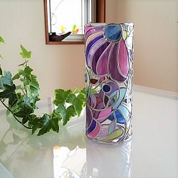 GlassArt Round vase “Tinkerbell” 第1張的照片