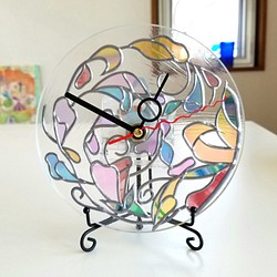 Round Acrylic Wall&table clock " Light forest" 第1張的照片