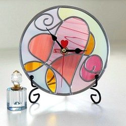 Order:Round Acrylic Wall&table clock "Fairy Heart " 第1張的照片
