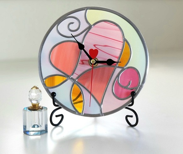 Order:Round Acrylic Wall&table clock "Fairy Heart " 第1張的照片