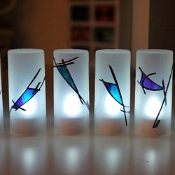 Set of 12 rechargeable LED candles “Ryukyu Blue 1 第1張的照片