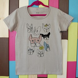 French Bulldog T-shirt _ Ladys Msize 1枚目の画像