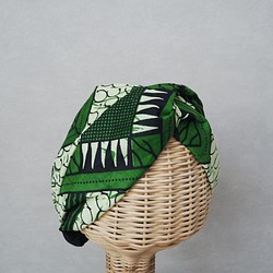 毛頭巾（結）☆非洲綠 第1張的照片