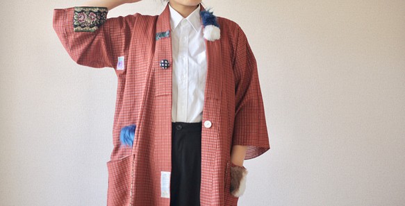 ゆるデコ系 羽織りgown coat (no.075) 1枚目の画像