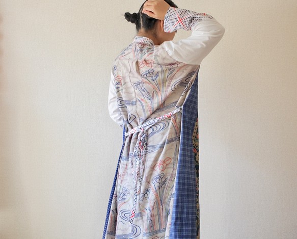 Kimono＆Yukata組合長襯衫連衣裙（no.186） 第1張的照片