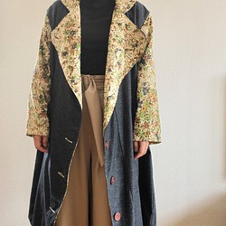 大人色の秋物チェスターtype kimonoコート (no.216) 1枚目の画像