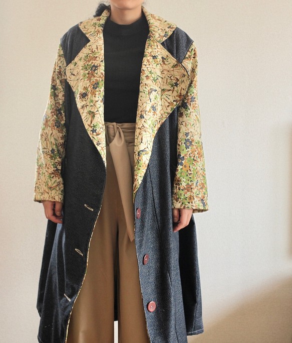 成人顏色秋季chester型和服外套（no.216） 第1張的照片