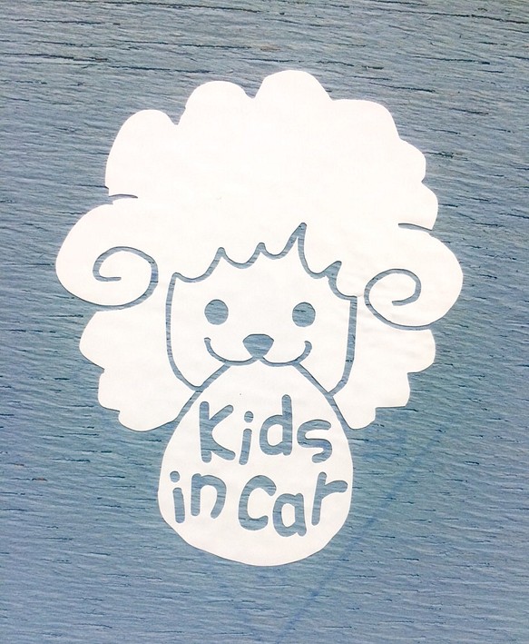 Kids in car  〜ひつじ〜 1枚目の画像