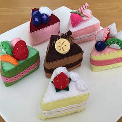 ちひろく様オーダー品】**ケーキセット* おもちゃ・人形 ringcolor