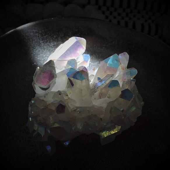 [1點淨化護身符]超大光環晶體（水晶）水晶簇本州Yupack包括運輸（8） 第1張的照片