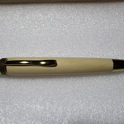 タスマニアンヒューオンパイン　無塗装　回転式ロングパトリオットボールペン 　　 1枚目の画像