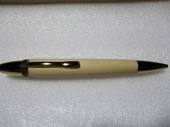 タスマニアンヒューオンパイン　無塗装　回転式ロングパトリオットボールペン 　　 1枚目の画像