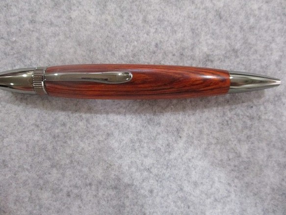ココボロ　太軸　ワックス仕上げ　回転式ロングパトリオットボールペン 　　 1枚目の画像