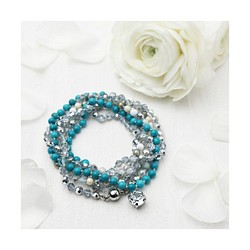 Wrap Bracelet (Turquoises) 第1張的照片