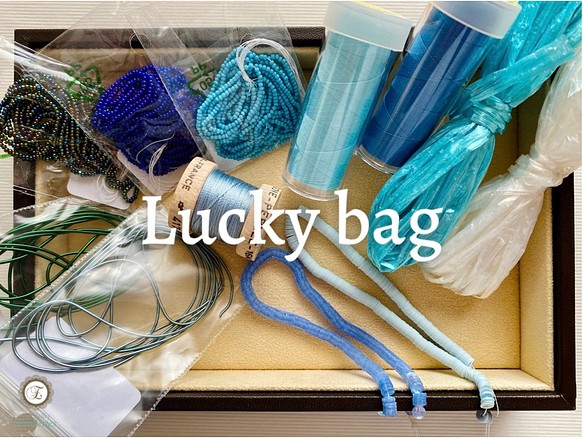 オートクチュール刺繍　Lucky bag 2021 寒色系 1枚目の画像